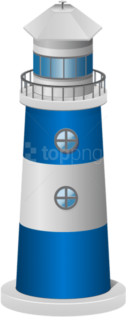 Free Png Download Lighthouse Blue Clipart Png Photo - Portable Network Graphics Transparent Png (480x1125), Png Download