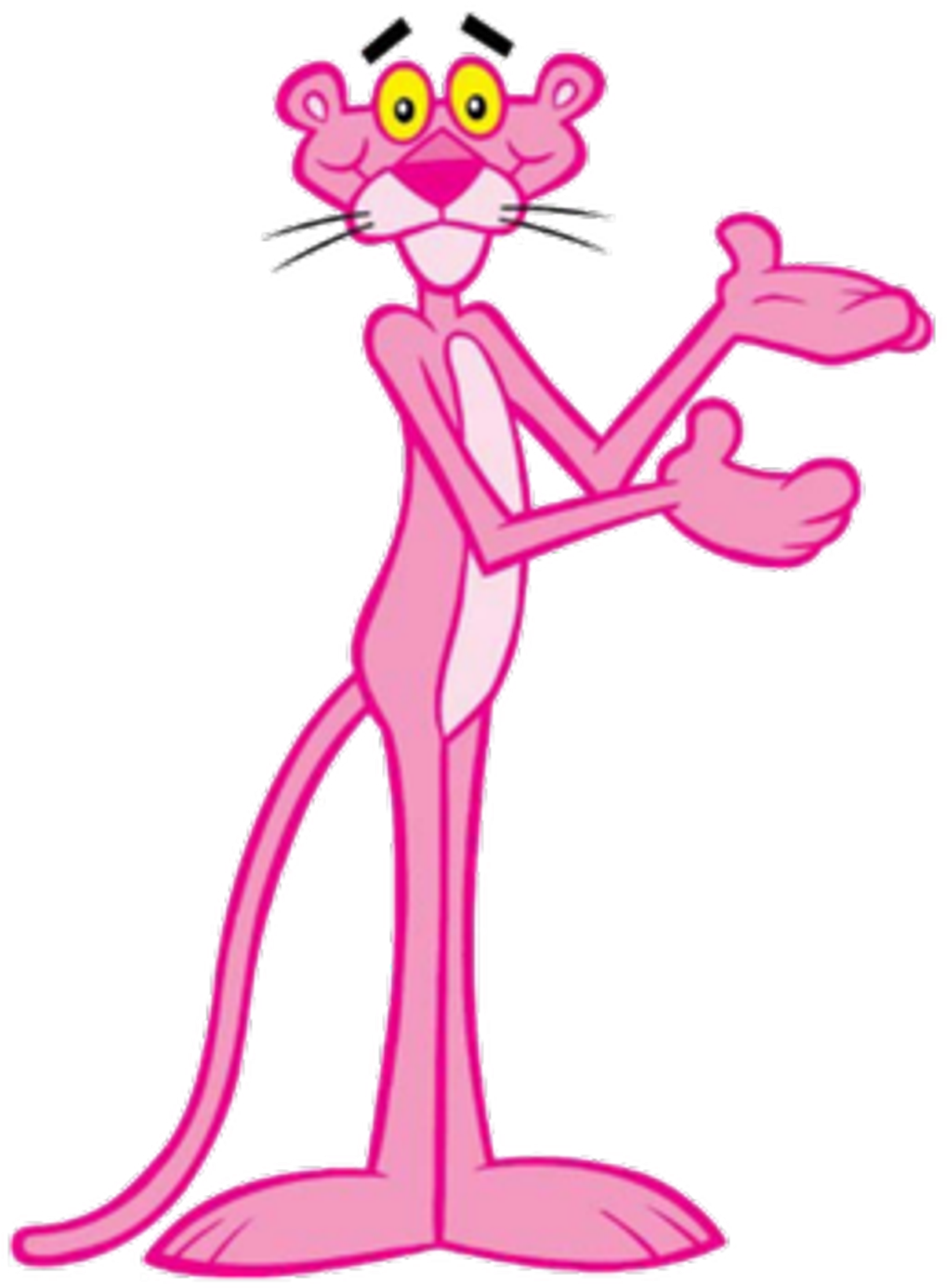 Bandaidgirl77 Sticker - Pink Panther Jpg Clipart (1024x1522), Png Download
