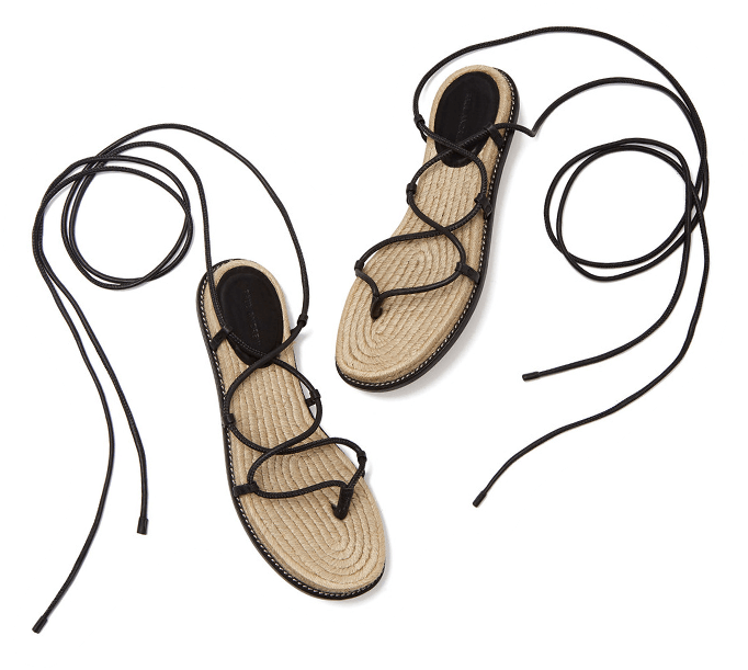 Paul Andrew Wrap It Up Sandals - Illustration Clipart (682x611), Png Download