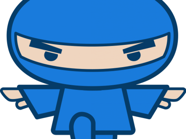 Ninja Clipart Blue Ninja - Png Download (640x480), Png Download