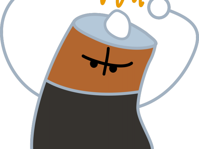 Battery Clipart Cute - Clipart Battery Cartoon - Png Download (640x480), Png Download