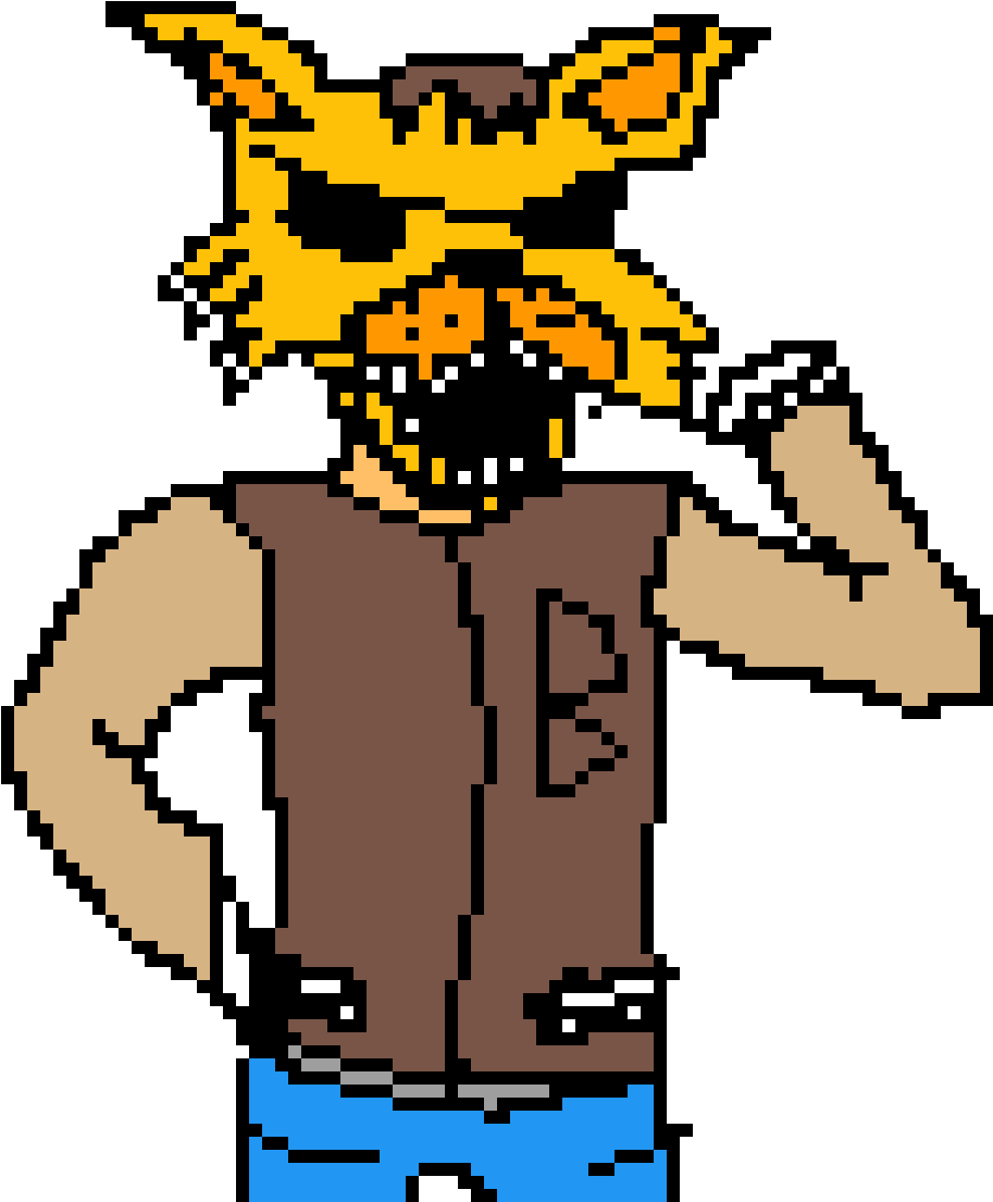 Tony Hotline Miami Pixel Art Clipart (913x1105), Png Download