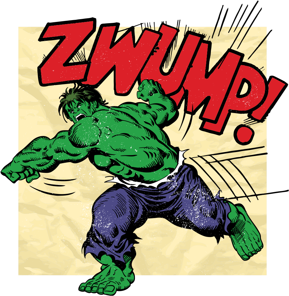 Download Png - Hulk Retro Png Clipart (1000x1000), Png Download