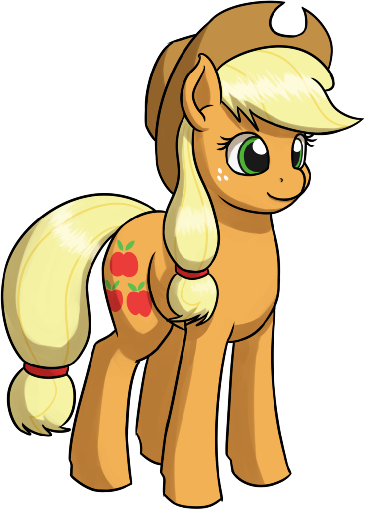 8 Angles Of Pony Collaboration, Applejack, Artist - Cartoon Clipart (1024x1024), Png Download