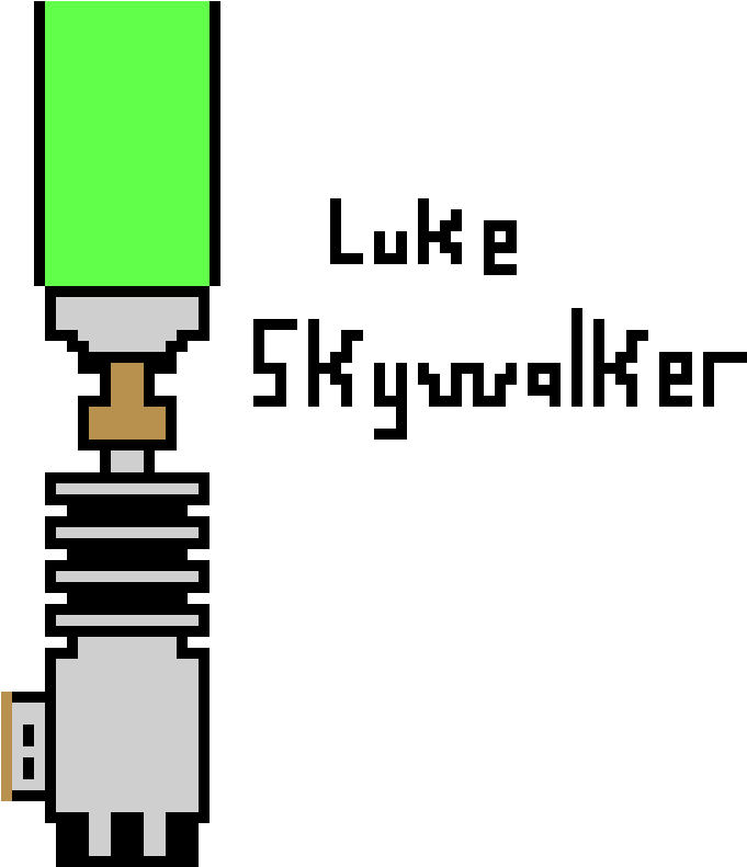 Luke Skywalker's Lightsaber Clipart (770x810), Png Download