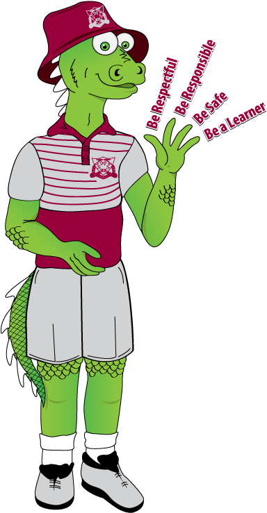 School Mascot - Cartoon Clipart (595x842), Png Download