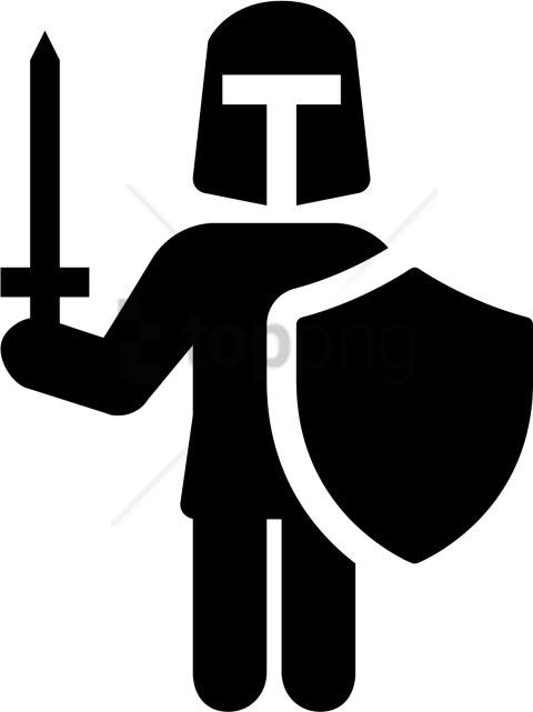 Free Png Noble Knight Filled Icon Clipart (480x641), Png Download