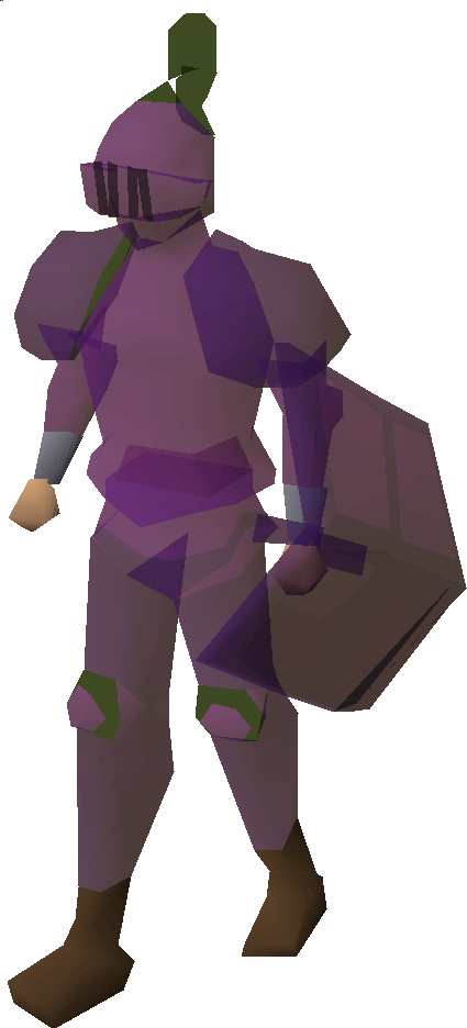 Vector Transparent Corrupted Armour - Runescape Purple Armor Clipart (425x936), Png Download