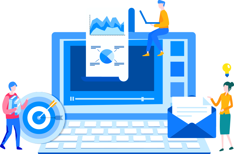 Corporate Landing Page Template Clipart (790x521), Png Download