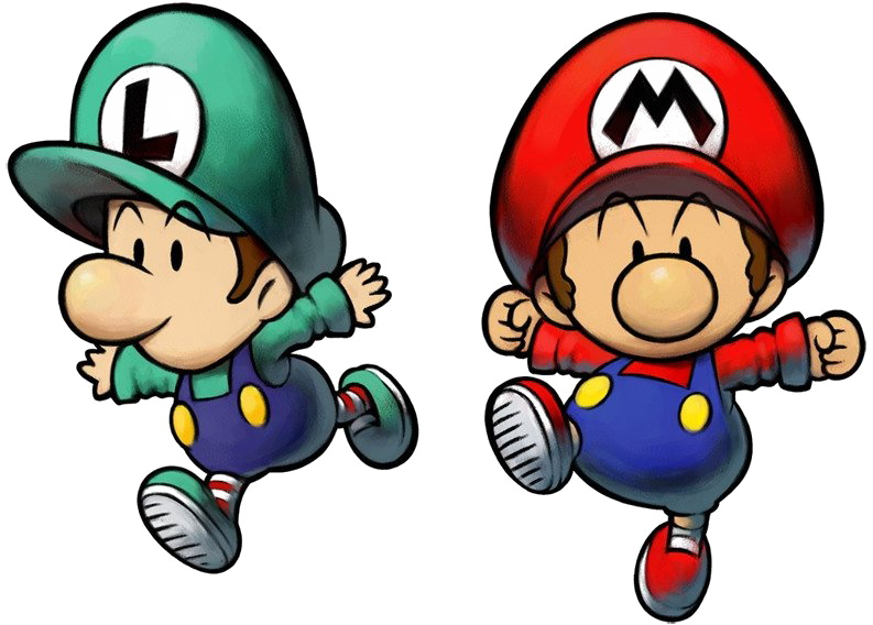 Mario And Luigi Png Pic - Baby Mario And Luigi Partners In Time Clipart (793x568), Png Download