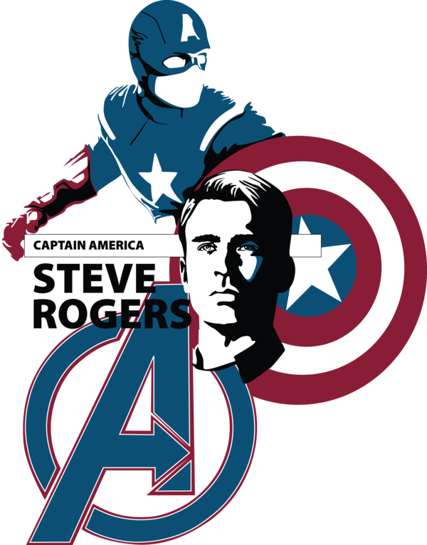 And America Hulk Thor The Captain Avengers Clipart - Steve Rogers Tumblr Transparent - Png Download (600x766), Png Download