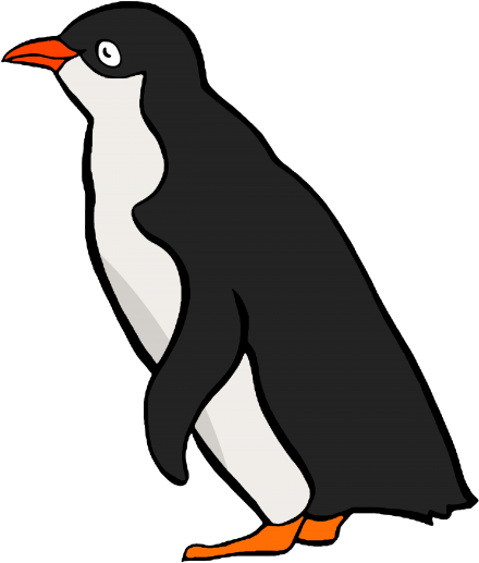 The Bucknellian - Orange Penguin Clipart (900x643), Png Download