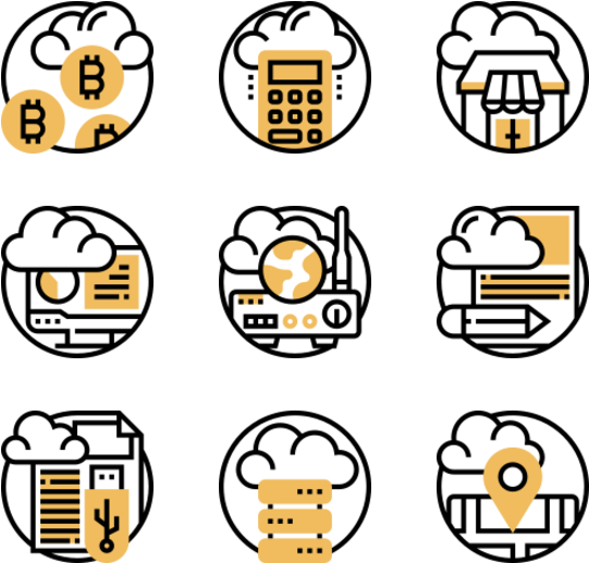 Cloud Technology Clipart (600x564), Png Download