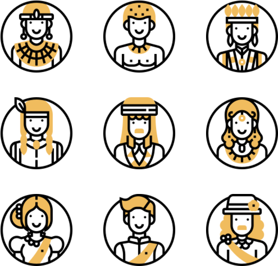 National Avatars - 汪 啊 阿 虎 Clipart (600x564), Png Download