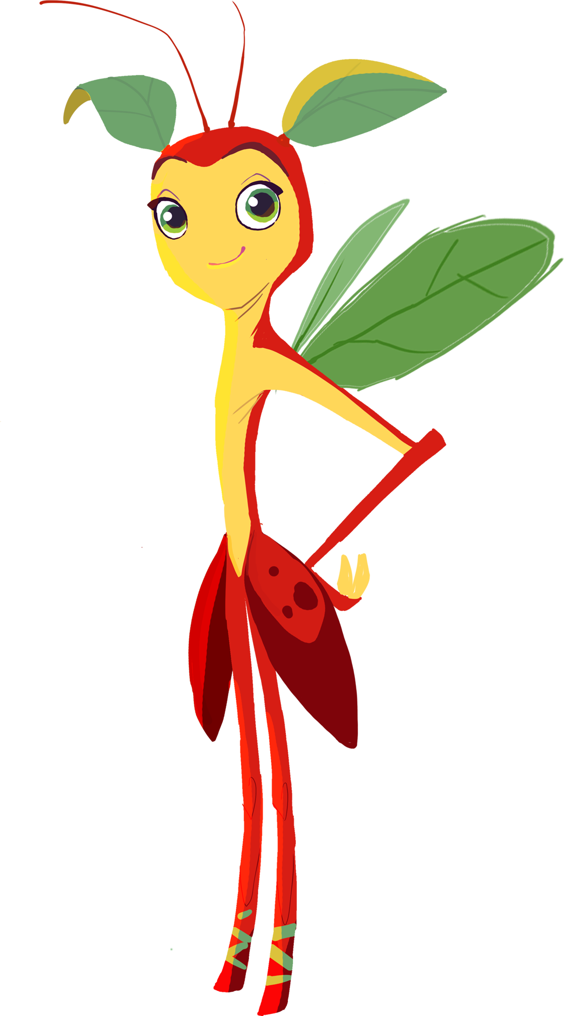 Thinks She Always Gets Things Right But Knows Sometimes - Cartoon Clipart (1119x2017), Png Download