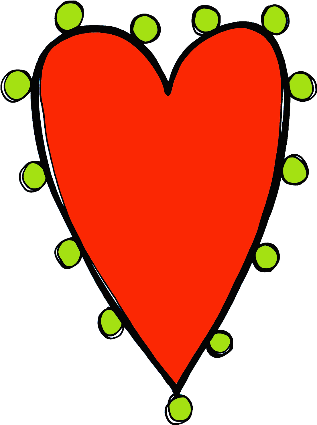 Thank You For Checking In Today, And - Heart Clipart (1209x1600), Png Download