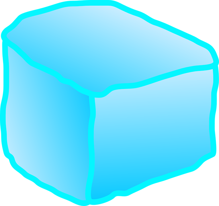 Clipart Of Cube, Animated Water And Cold Water - Png Download (764x720), Png Download