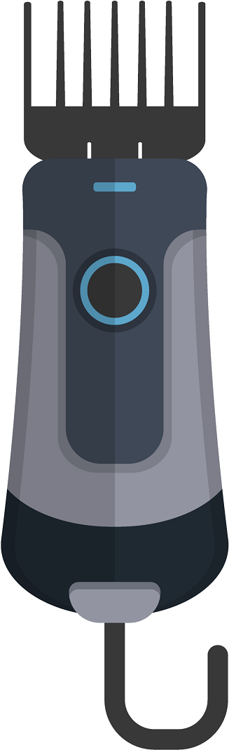 Men's Haircuts - Mobile Phone Clipart (344x1100), Png Download