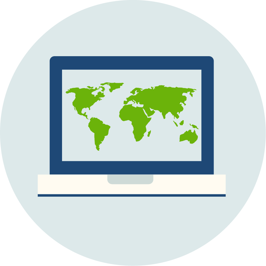 Disconnect From Tech To Connect With Life On The River - Vector World Map Illustration Clipart (909x909), Png Download