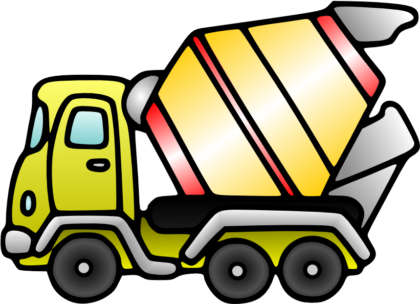Clipart Of Heavy, Utility And Trucks - Coloring Book - Png Download (976x739), Png Download