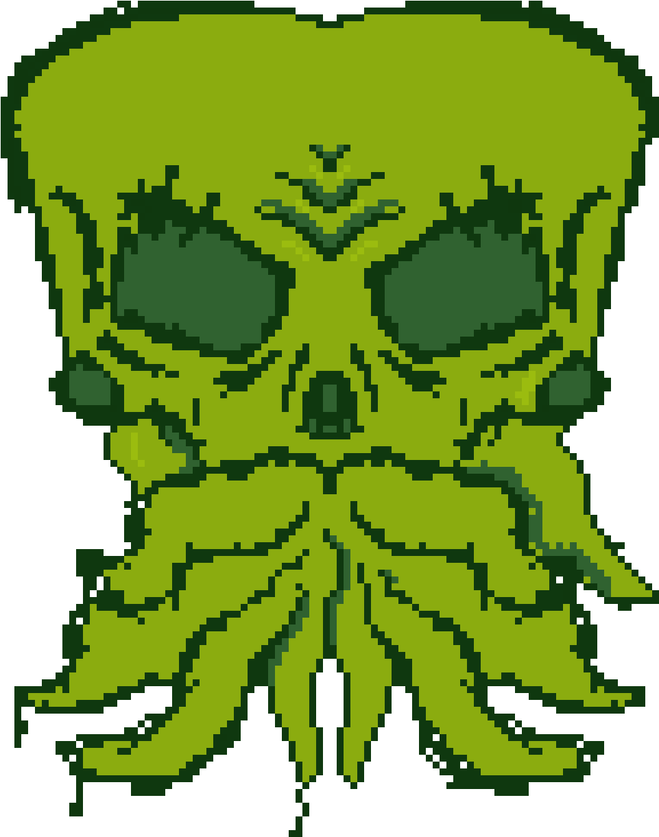 Gameboy Tentacle Skull - Illustration Clipart (1280x1280), Png Download
