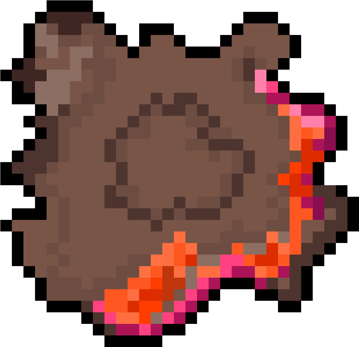 Cartoon Asteroid Png - Mineral Pixel Art Clipart (1184x1184), Png Download