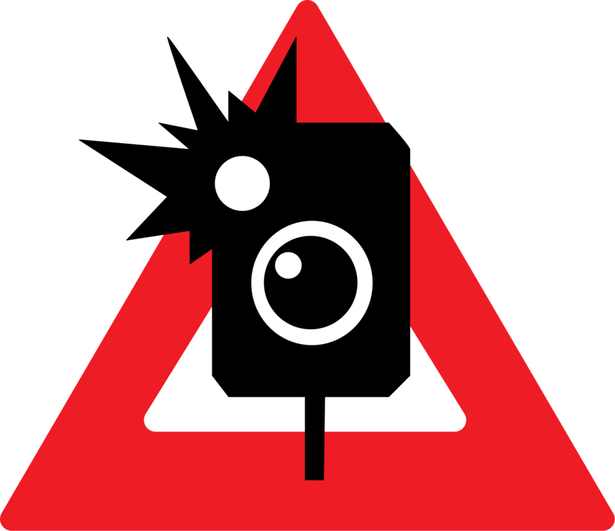 Computer Icons Traffic Enforcement Camera Closed-circuit - Speed Camera Icon Clipart (868x750), Png Download
