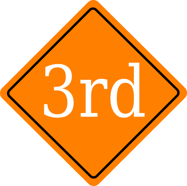 Señales De Transito Anaranjadas Clipart (600x597), Png Download