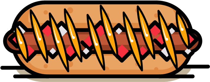 Greek Hot Dog 5,40 Euro Clipart (906x924), Png Download