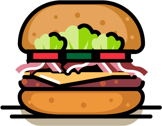 Apló Bacon Cheeseburger 7,60 Euro - Cheeseburger Clipart (906x924), Png Download