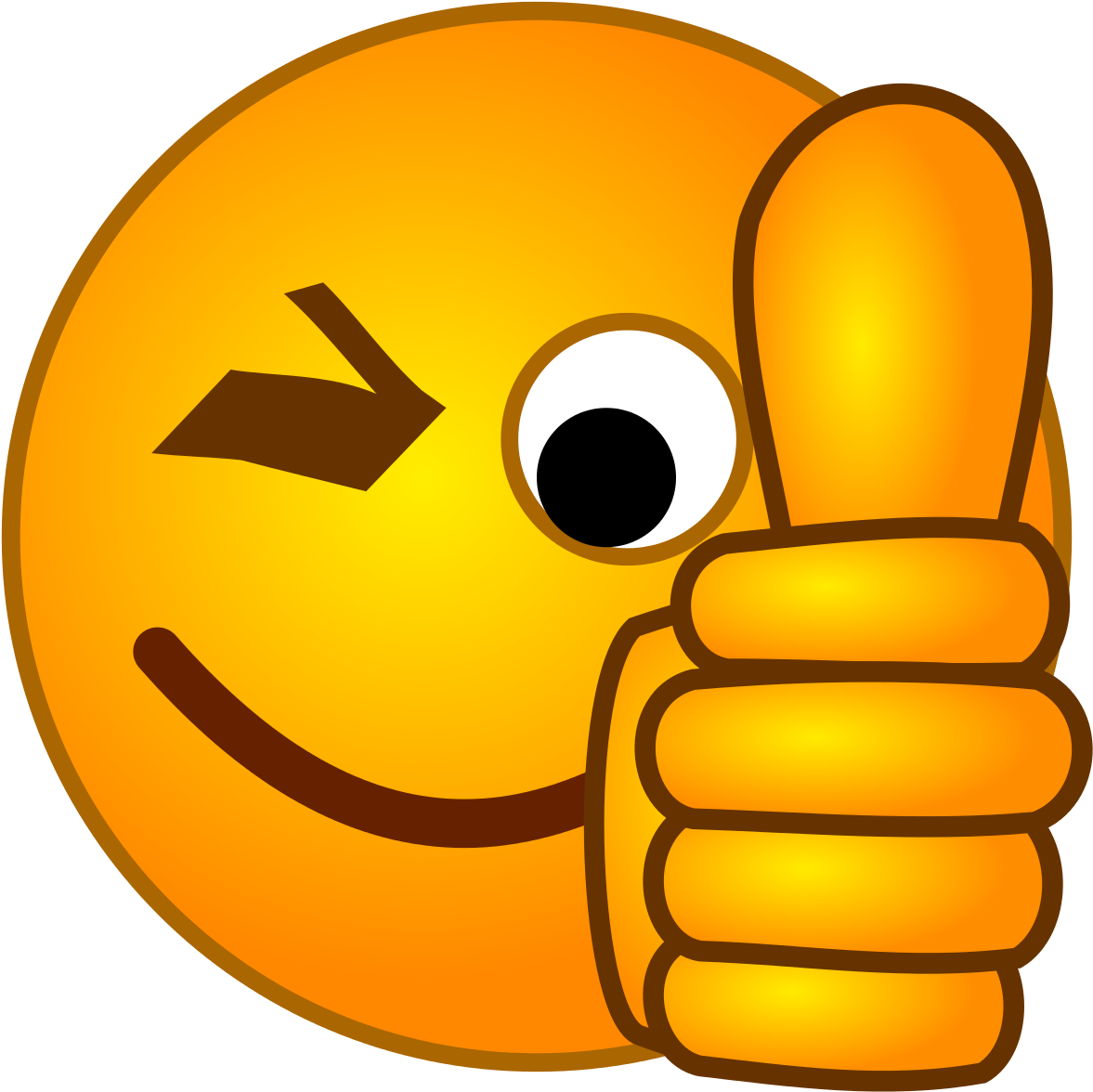 Smirc-thumbsup - Svg - “ - Thumbs Up Clipart (600x600), Png Download
