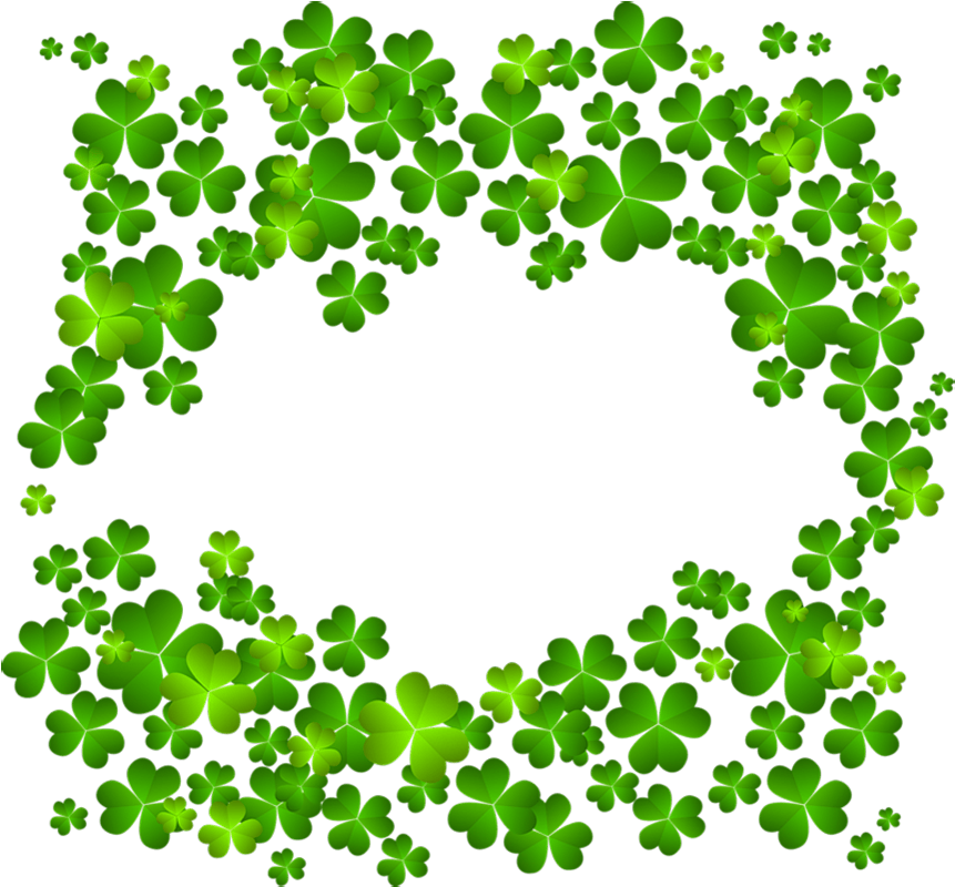 Free Shamrock Clip Art Pictures - Clipart Field Of Clovers - Png Download (880x808), Png Download