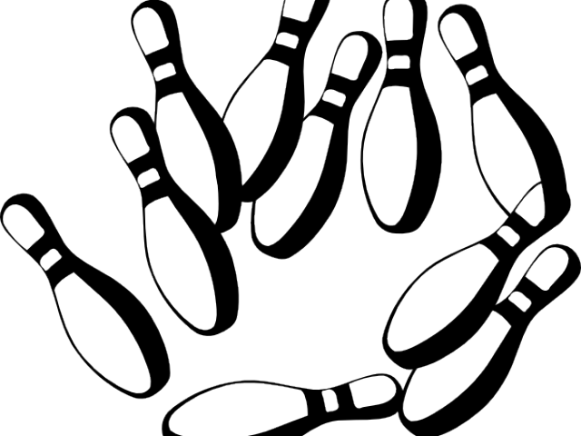 Bowling Pins Clipart (640x480), Png Download
