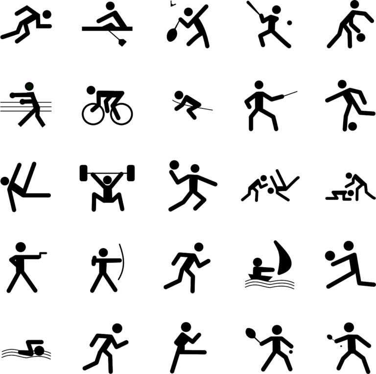 Symbol Of Sports Clipart (768x763), Png Download