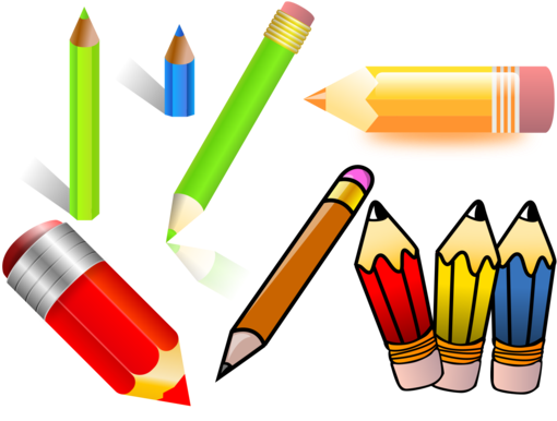 Colored Pencil Drawing Writing Implement Coloring Book - Pencil Clipart (530x750), Png Download