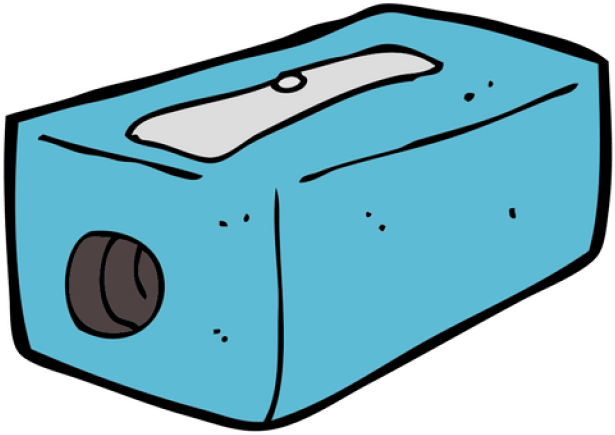 Pencil Sharpener Clipart Job - Cartoon Pencil Sharpener Png Transparent Png (640x480), Png Download