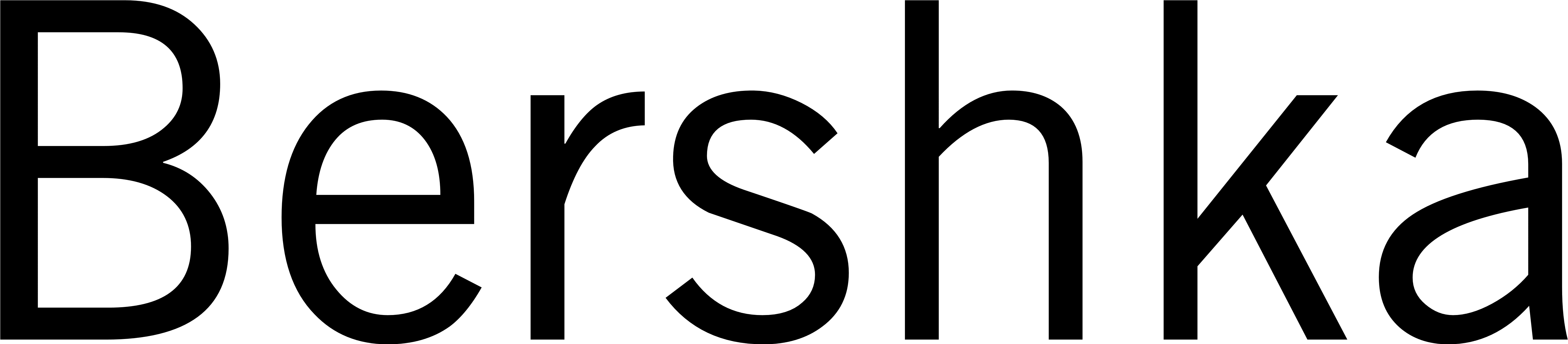Bershka Clothing Logo Clipart (5810x1498), Png Download