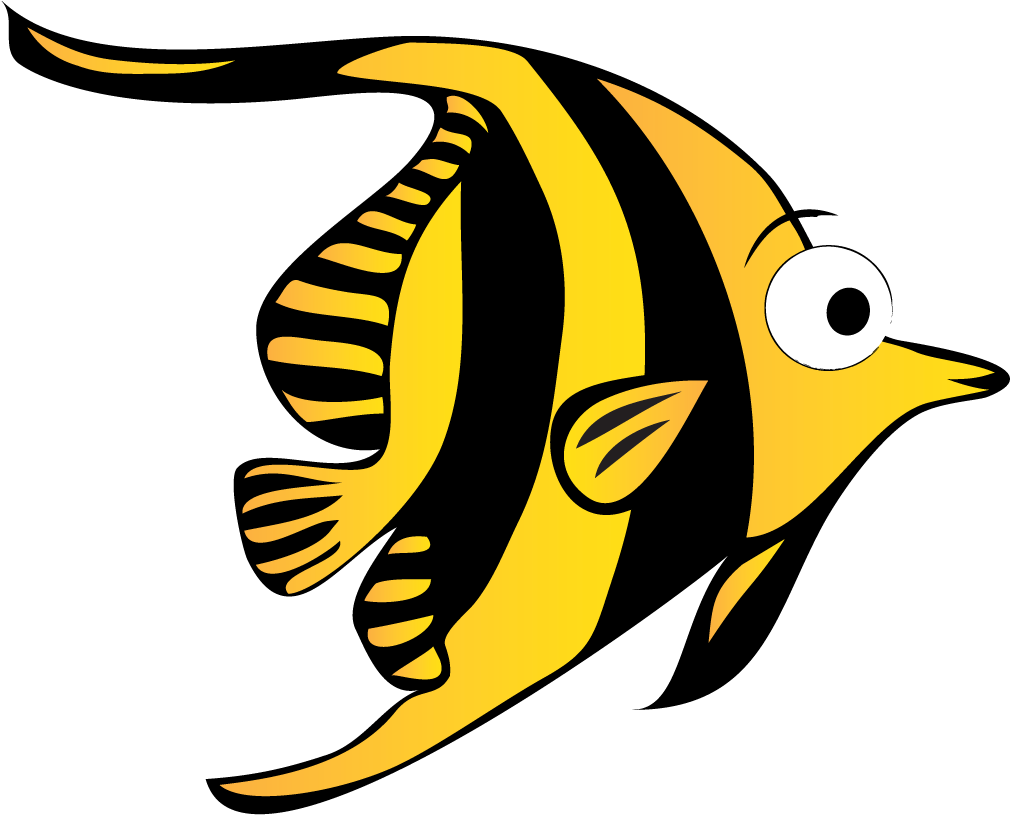 Angel Fish Clipart At Getdrawings - Angelfish Fish Cartoon Png Transparent Png (575x575), Png Download