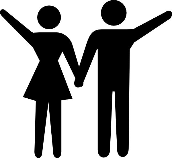 Boy And Girl Silhouette Png Clipart Full Size Clipart Pinclipart