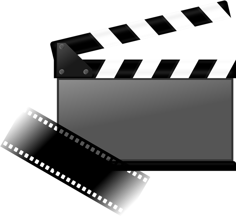 Clapperboard Clipart Movie Logo - Slow Motion - Png Download (640x593), Png Download