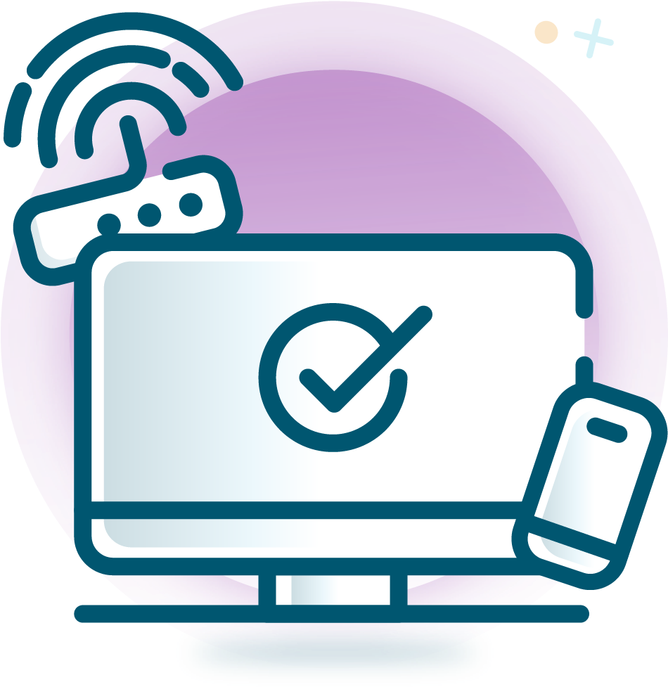 Technology Partnership - Purple Clipart (1191x1172), Png Download