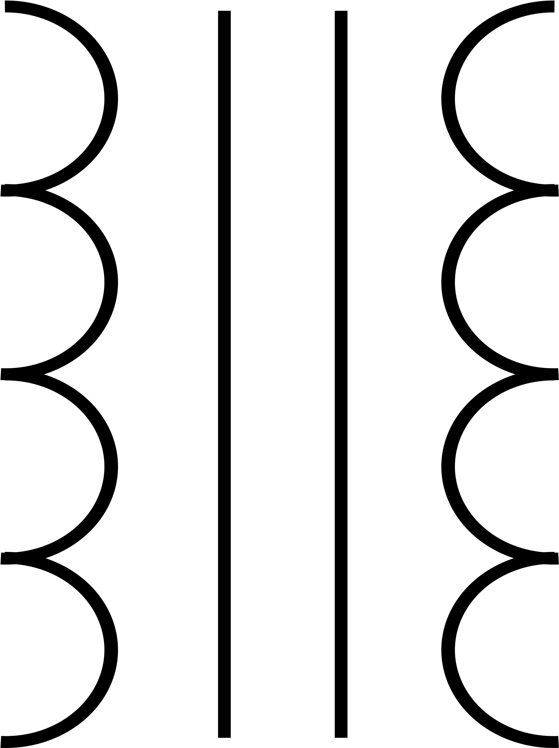 Electrical Transformer Symbol Transformator Clipart (1831x2400), Png Download
