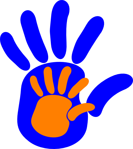 In Clip Art At - Hand In Hand Clipart - Png Download (534x599), Png Download