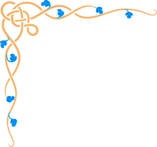 Clipart Frame Baby Shower - Blue Clip Art Borders - Png Download (600x565), Png Download