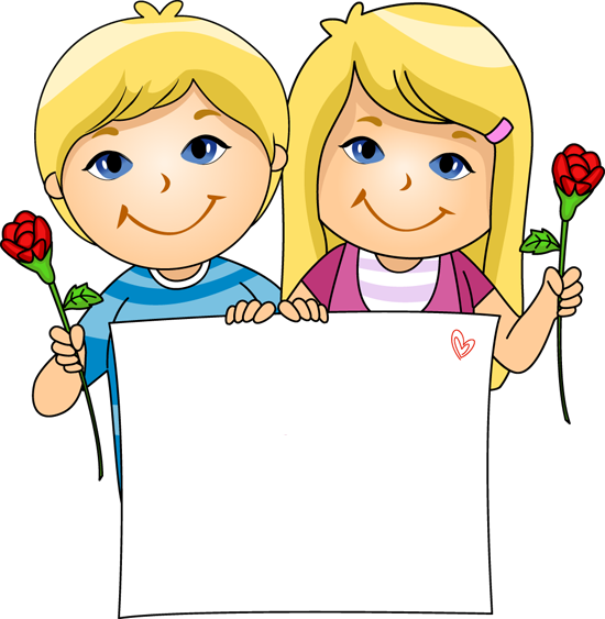Clipart Borders Childrens - Mothers Day Clipart - Png Download (550x563), Png Download