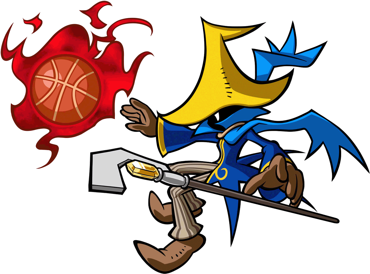 Final Fantasy Clipart Black Mage - Mario Slam Basketball Final Fantasy - Png Download (1214x900), Png Download