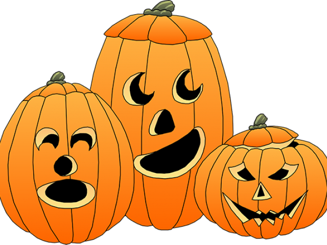 Halloween Clipart Clipart Happy - Jack O Lanterns Clipart - Png Download (640x480), Png Download