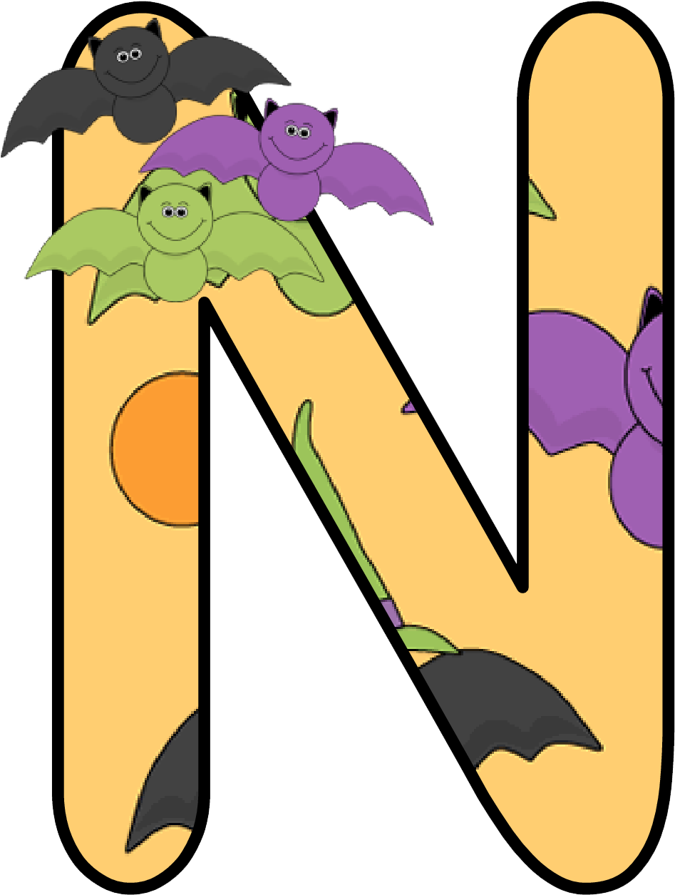 Ch B *✿* Alfabeto Murcielago De Kid Sparkz Name Letters, - Imagenes De Letter Y Alfabeto Pinterest Murcielago Clipart (1009x1348), Png Download