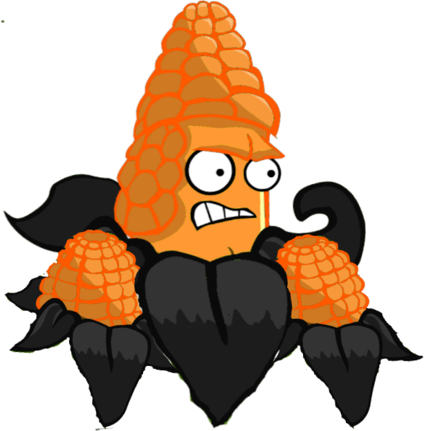 4 Apples Clipart - Bbq Corn Pvz - Png Download (613x623), Png Download