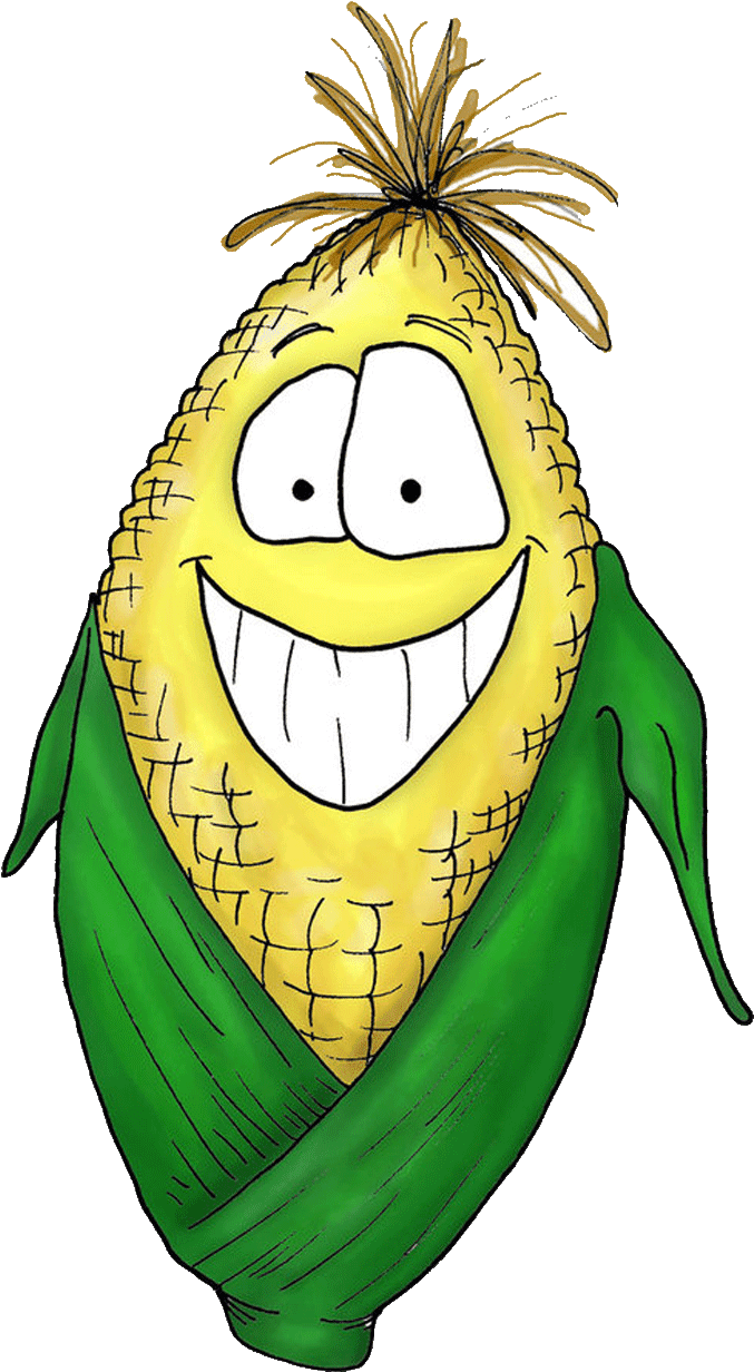 Corn Clipart Fruit - Drawing - Png Download (720x1280), Png Download